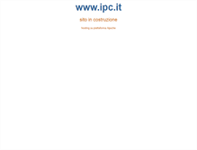 Tablet Screenshot of ipc.it